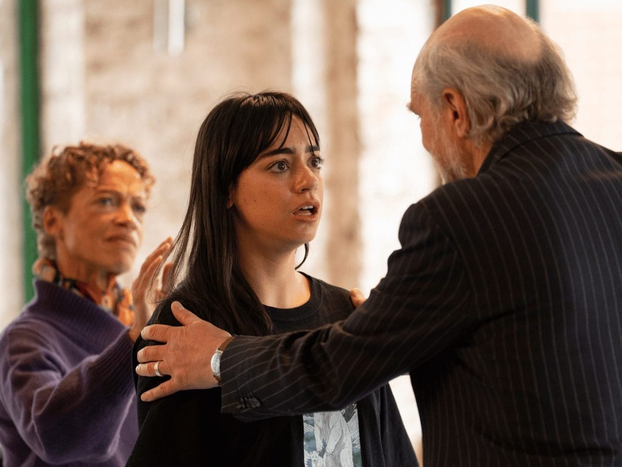 Indra Ové, Mithra Malek and Simon Kunz (c) Huseyin Ovayolu