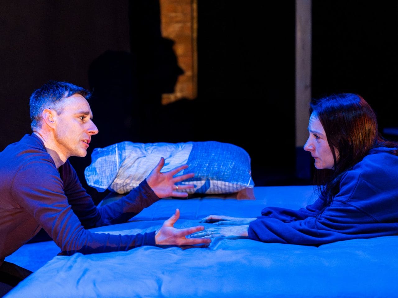 Ian Bonar and Jade Williams in Three Mates (c) Tristram Kenton