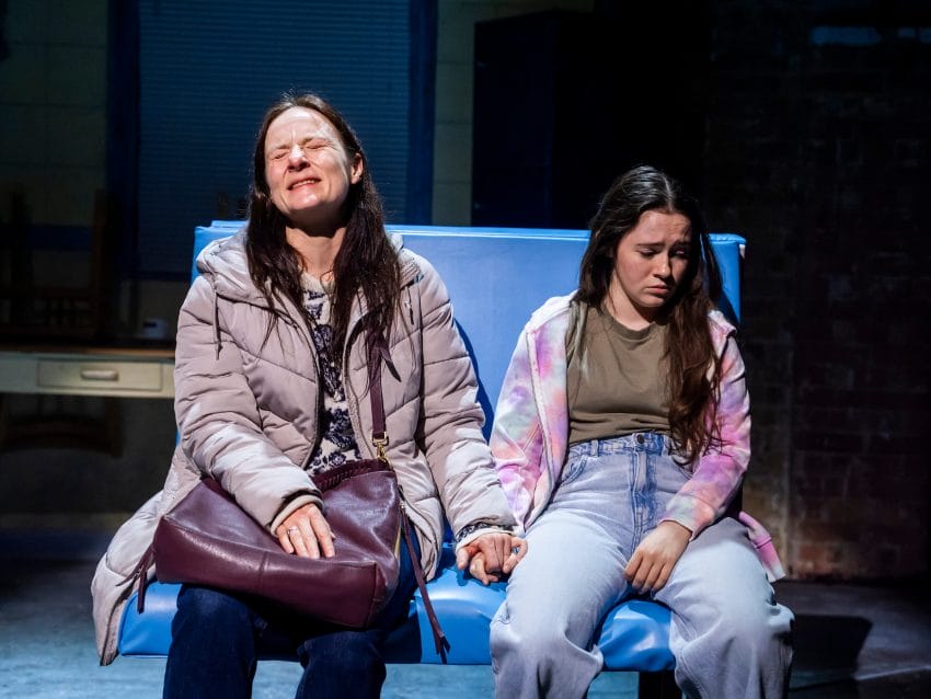 Jade Williams and Clara Read in Taken (c) Tristram Kenton